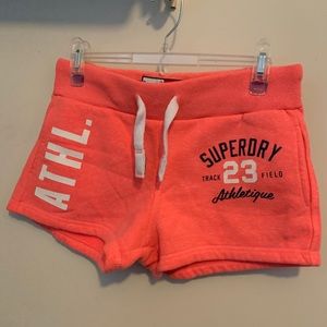 Neon Pink Superdry Sleep Shorts-size s (NWT)